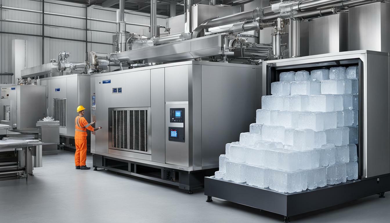 big ice maker machine