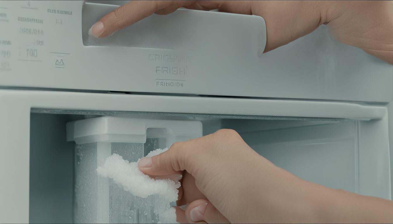 how to clean frigidaire ice maker machine