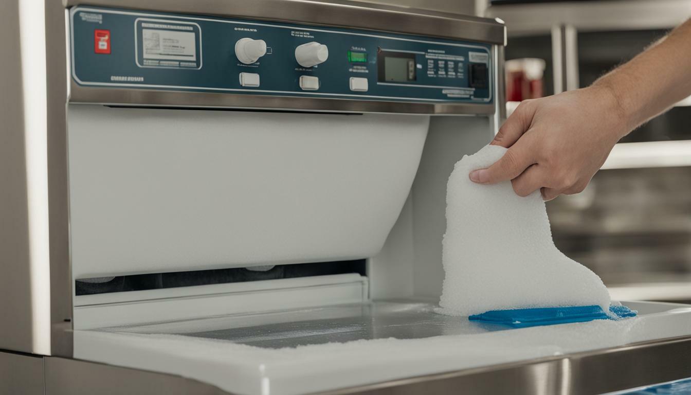 how to clean ice maker machine