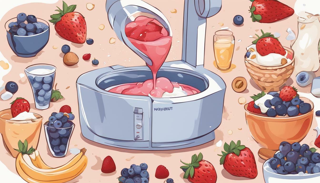 how to make yogurt in an ice cream maker machine