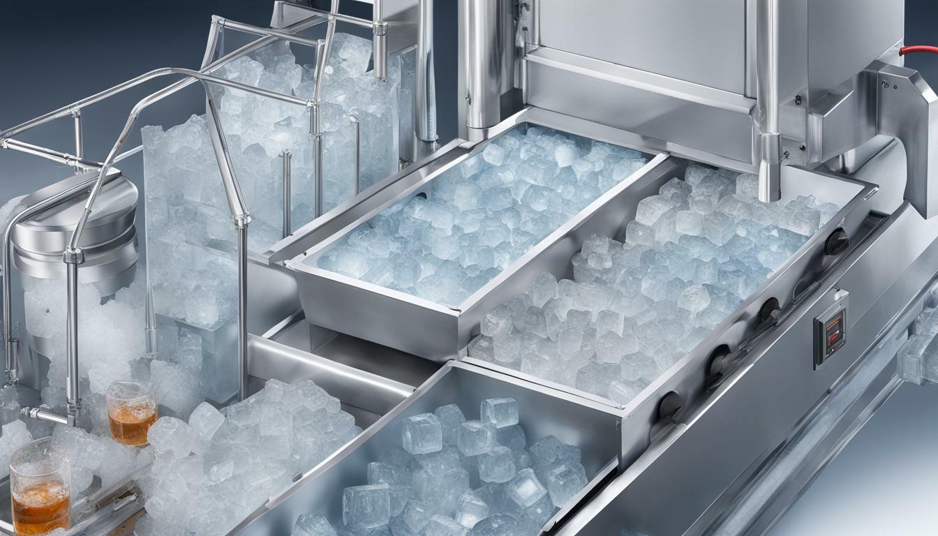 how work commercial ice maker machine