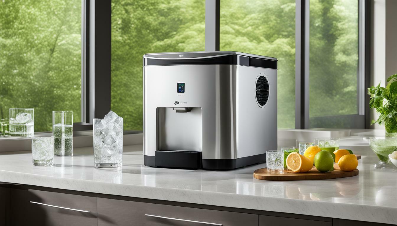 which ice maker machine recycles the water